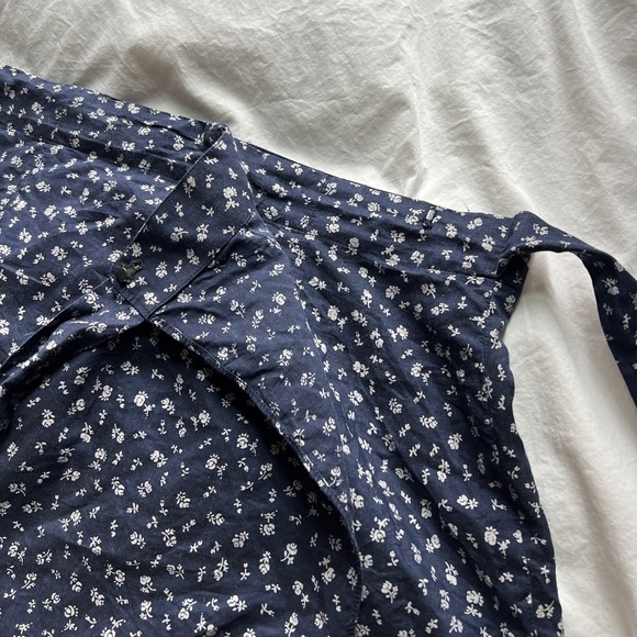 Finite Naturals Silk Blend Floral Wrap Skirt - Size 12 - Picture 3 of 4